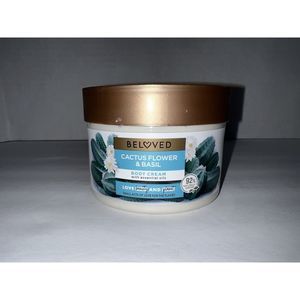 Beloved Cactus Flower And Basil Body Cream Lotion, 10oz